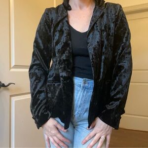 Neiman Marcus Black Velvet Blazer